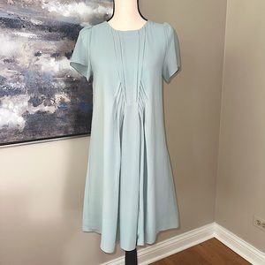 Blue Chiffon Shift Dress From Nashville Boutique